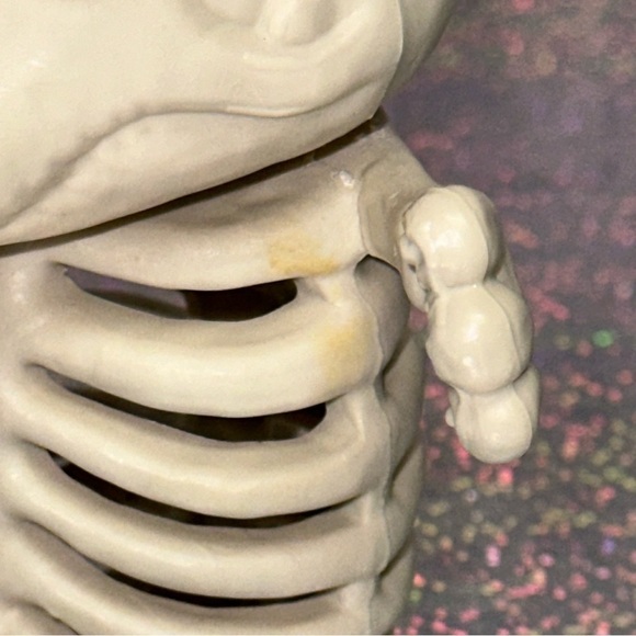 Crazy Bonez Teddy Bonez Skeleton Figurine 5 Inch Figure Halloween Decor - Picture 8 of 9